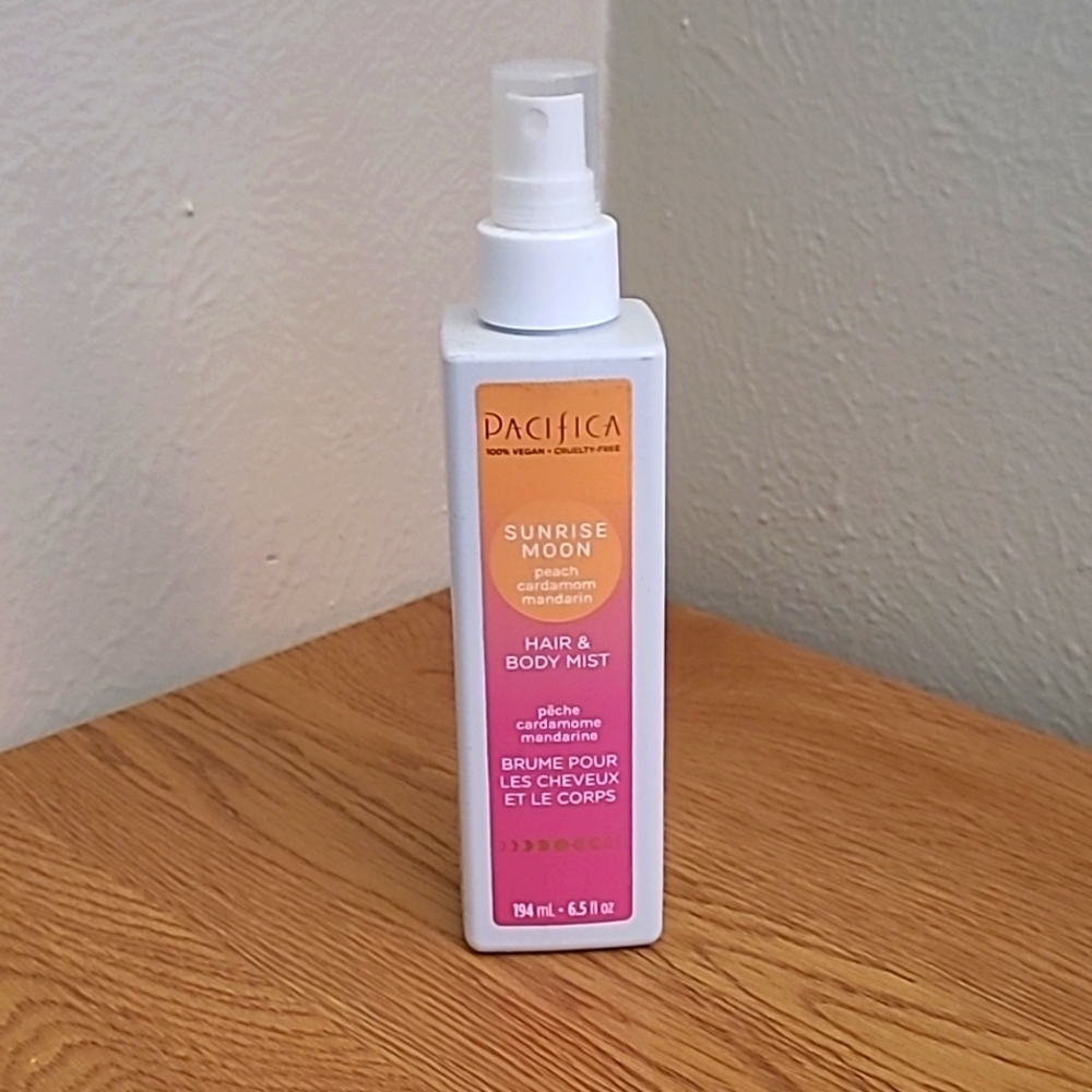 Pacifica Hair and Body Mist, Sunrise Moon.